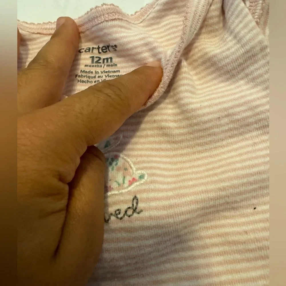 [carters] matching pink leggings & sweatshirt #10
